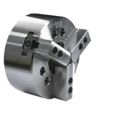 China 8 Inch CNC Three Jaw Cavity Steel Chuck Hydraulic Power Chuck for sale