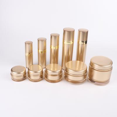 China Luxury Personal Care Cosmetics Bottles 30ml 50ml Lotion Bottle For Acrylic Bottle for sale