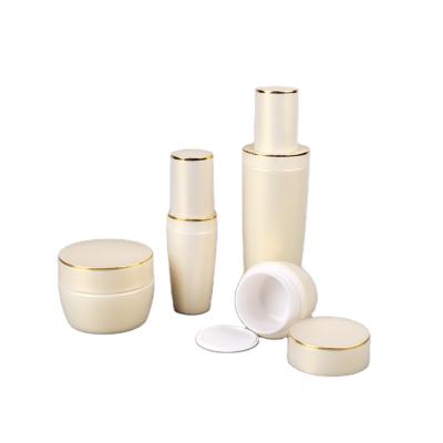 China Hot selling popular personal care cosmetic supplier pp plastic lotion bottle and cream jar with pump cap for sale