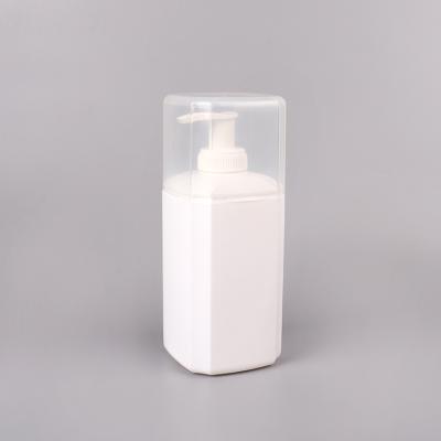 China Personal Care 300ml 400ml 500ml 600ml Square Shape Screen Printing Sleep PET Plastic Spray Bottle for sale