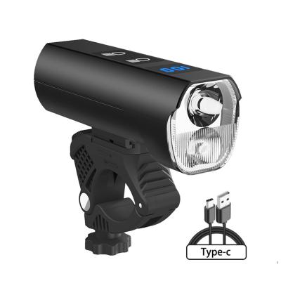 China Rechargeable Cycling Light Bicycle Front Lamp Set 1200 Lumens Aluminum Alloy Front Light for sale