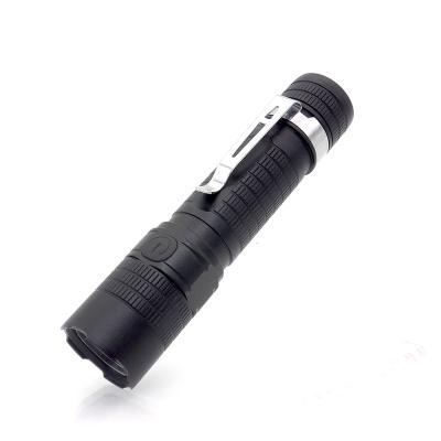 China Multifunctional Camping Flashlight Zoomable USB Rechargeable 1000 Lumen Led Torch Light Flashlight USB Rechargeable LED Mini Flashlight for sale