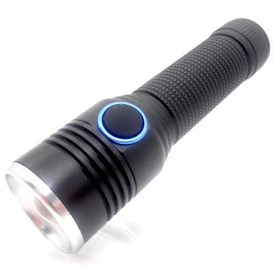 China Waterproof Camping 1000 Lumen LED Zoom Aluminum Torch USB 20W LED Flashlight Torch Flashlight for sale