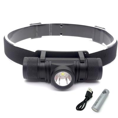 China Rise of the emergency camping headlamps factory supply high power USB LED waterproof rechargeable headlamp for sale