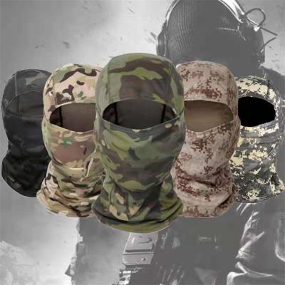 China breathable & Custom Military Custom Camouflage Print Face Veil Airsoft Paintball Army Combat Skull Full Face Cs Waterproof Tactical Hunting for sale