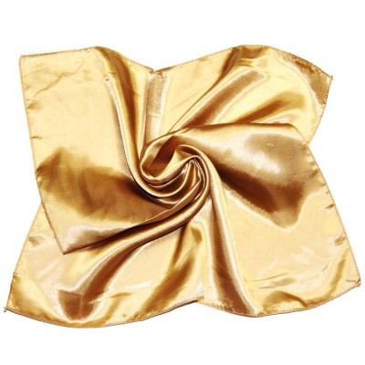 China New Square Scarf Plain Solid Color Matt Satin Long Silk Scarf Malaysia Hijab Wholesale for sale