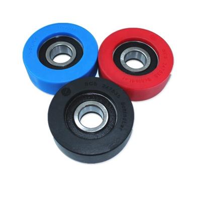 China Chinese elevator accessories, escalator components, walkway roller escalator moving step wheels 70/75/76/80*25*6204 for sale