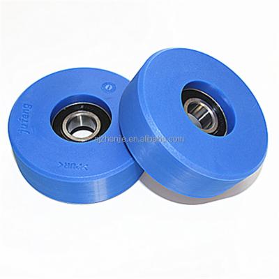 China Chinese Mitsubishi Step Wheel 76*25*6202 Auxiliary Wheel 76*35*6202 Aluminum Core Step Wheel Escalator Stage Roller for sale