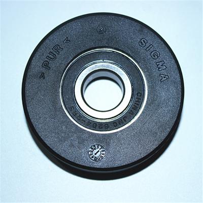 China Black Escalator Roller LG Xingma Step Wheel 80*22*6204 Chinese Xingma Escalator Step Wheel for sale