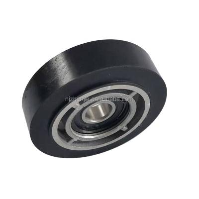 China Chinese Escalator Roller LG Xingma Hitachi Aluminum Escalator Roller 23*6202 Core 80 Step Wheel 80 Black Aluminum Escalator Roller for sale