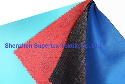 China Ausdehnungs-Polyester-Gewebe-Oxford-Blumen-Druck-Gewebe halb transparent TPU + Trikot-Abbinden zu verkaufen