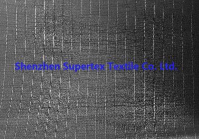 China DTY-Twill-Jacquardwebstuhl-Polyester-Gewebe-streift grauer Farbepin 100% das zwei Ton-Gewebe zu verkaufen