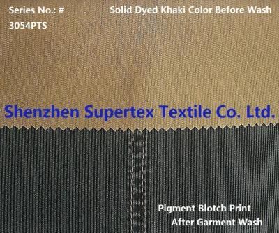 China Kundenspezifische Baumwollgewebe-Schaftmaschine Bedfordcord-Osmane in Körper gefärbter Marine oder für Mantel-Hose gedruckt zu verkaufen