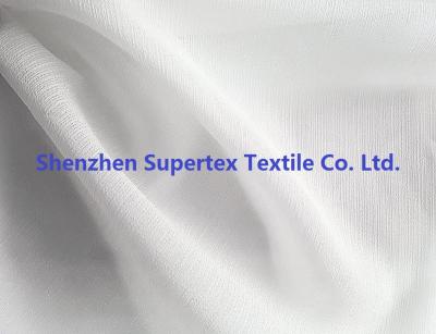 China Polyester Shiny Chiffon Fabr Lurex Crepe  In Ivory Color For Children’S Dresses for sale