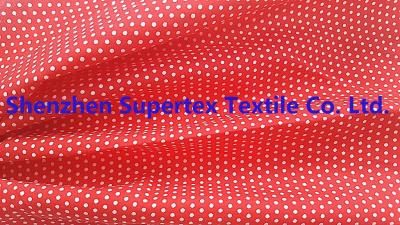 China 80S 70GSM Custom Cotton Fabric Voile Reactive Dot Print High Density for sale