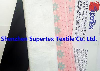 Chine le suède élastique de polyester de Knit de tissu de bout droit 320GSM a imprimé le tissu de vêtement de 147CM à vendre