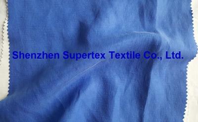 China Slubby Twill Cupro Tencel Linen Solid Dyed Fabric for sale