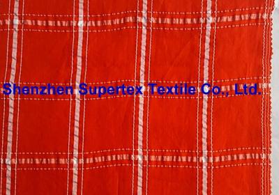 China Plaid Design Cupro Viscose Polyester Yarn Dyed Shirt Fabric for sale