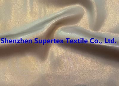 China 100GSM Polyester 2/2 Twill Chiffon Golden Foil Print Softer Wash Finish for sale