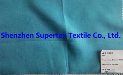 China #KB Modal Viscose Twill Woven Fabric in Solid Dyed 153GSM for sale