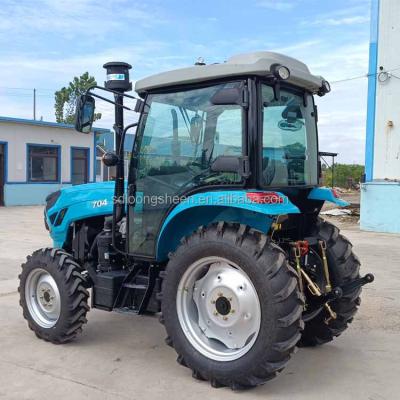 China Hotels front load tractor 45hp 50hp 70ho 80hp 100hp with mower vineyard farm tractor for sale