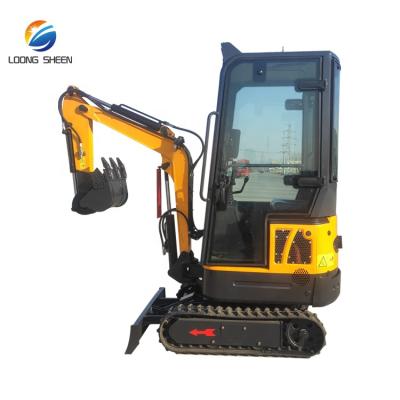 China Construction Material Shops 2021 New Hydraulic Mini Excavator Bagger Digger Machine For Home Use for sale