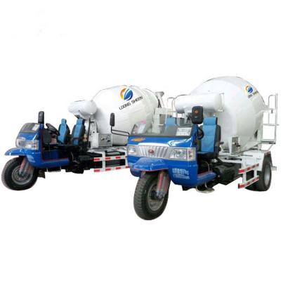 China Mini Concrete Mixer Truck 1.5CMB Tricycle Concrete Mixer Machine 1.2 M3 for sale