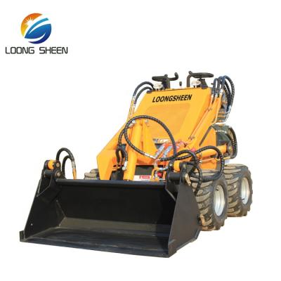 China Machinery Repair Shops Skid Steer Loader 700kg Skid Steer Loader With Rubble Track for sale