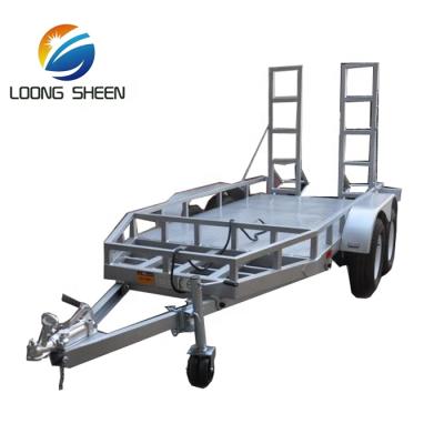 China Luxury Small Mini Excavator Trailer 1 ton 2ton 3 ton trailer for excavator for sale