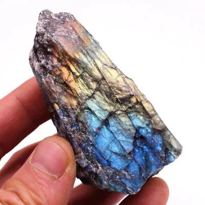 China Europe Wholesale Natural Labradorite Rough Stone High Quality Flash Lab Raw Stone Labradorite Dec for sale