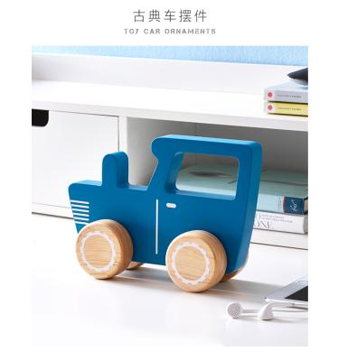 China China Solid Wood Children's Cute Toy Car Truck Can Be Customized for sale