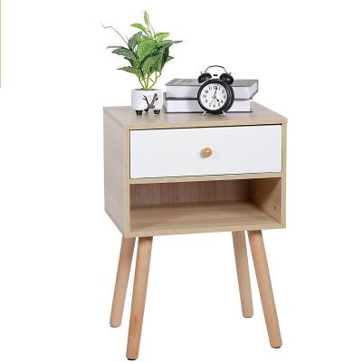 China (Other) End Side Nightstand Adjustable Table With Storage Drawer Living Room Furniture for sale