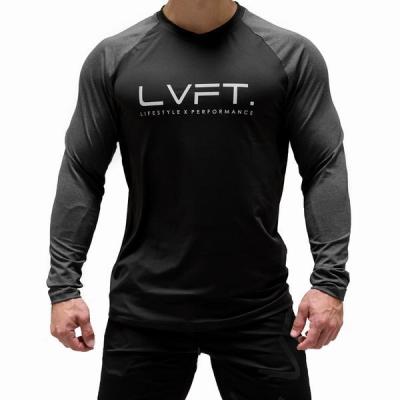 China Wholesale Anti-UV Gym Wear Quick Dry Men Sheath Long Fish Running Shirt Exercise Jogging Shirts For Men for sale