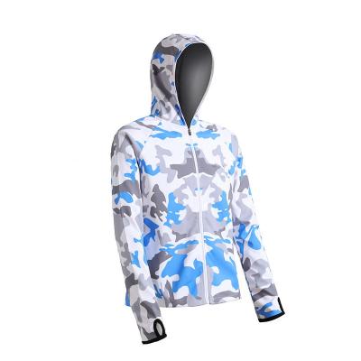 China Wholesale Anti-UV Long Sleeve Hoodie Fshing Shirt Fishing Clothes UV Protection Shirt For Women Outdoor Sports Running Hoodies Wear for sale