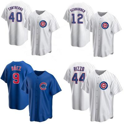 China Chicago Cubs Team Logo Antibacterial Men's T-shirt Baseball Stripes Baseball Suit T-shirt Chicago Cubs Baseball Tank Top for sale