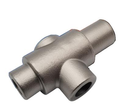 China Industrial Equipment OEM Aluminum CNC Parts Hot Forged Carbon Steel Machining Hot Die Forging Press Ferrule Joint for sale