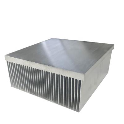 China Decorations High Power CNC Aluminum Extrusion Profile Heatsink Price With Dense Teeth, Custom Machined Aluminum Extrusion Heatsink Price for sale