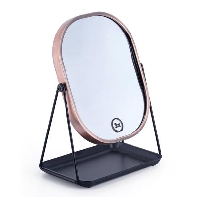 China Bx Classic 2X/1X Double Sided Magnifying Makeup Mirror and 360 Swivel Desk Standing Vanity Mirror, Tabletop Cosmetic Mirror for sale