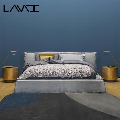 China Customize modern velvet HOT sale bed linen set 100 cotton hotel room furniture bedroom queen king size bed for sale