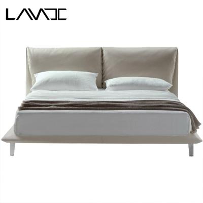 China HOT Selling Bed Frame Luxury White Queen Size Trailer Bed Customizable Wooden Single Bed Models for sale