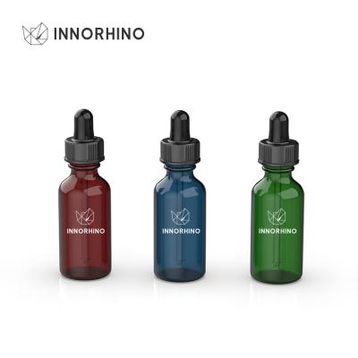 China Transparent Threaded Glass Dropper Bottle E Vape Liquid Serum Cap Oil Tincture Pipette Bottle Eco-friendly Essential Oil Cosmetic Colored for sale