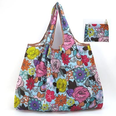 China Fashion Cartoon Handled Foldable Eco - Friendly Shopping Bags Printing Reusable Tote Bag Supermarket Bag for sale