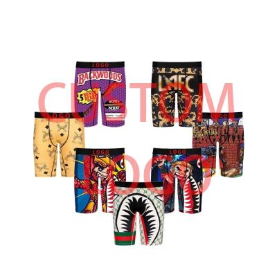 China 2023 boxer customized ethica box of viable men's sublimation printed underwear and men's underwear for sale