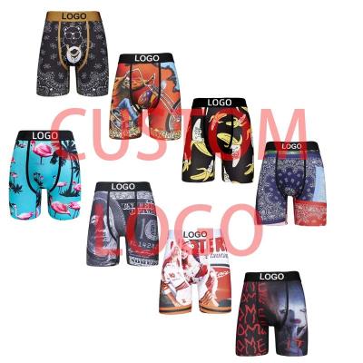 China Customized Wholesale Viable Spandex 95 Ethica Cotton 5 Boxing Shorts Underwear Mens Boxing Shorts for sale