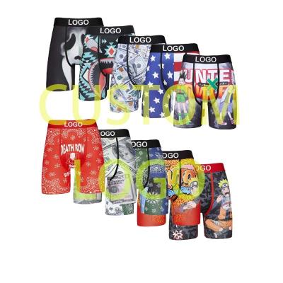 China 2023 Summer Men's Totem Boxing Set Ethica Sustainable Moisture Absorbing Boxer Slim Animal Printing Men's Underwear for sale