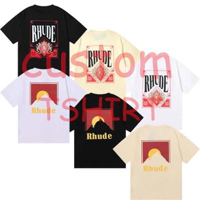 China 23ss Anti-Wrinkle High Quality Unisex Breathable T-shirt Accept Basic Customized Cotton Men's Brand Designer T-shirt Wholesale for sale