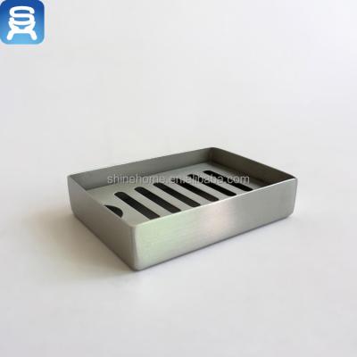 China Hotel Bathroom Decoration Manufacturers Stainless Steel Hotel Bathroom Free Standing Soap Dish for sale