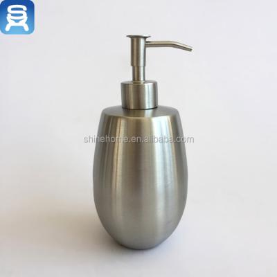 China Foam Soap Dispenser China Manufacturer Manual Metal Hand Soap Dispenser For Hotel Bathroom Large Belly Design for sale