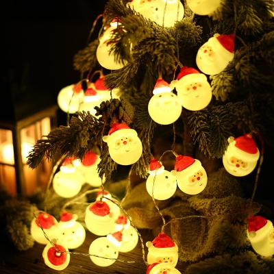 China Fancy Outdoor Christmas Tree Santa Snowman Shape Xmas USB LED Lights Eco-friendly Decoration Led Sculpture Ornament Lights for sale