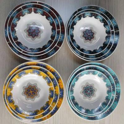 China Viable Inexpensive Wholesale Porcelain Dinner Plate 18 Pieces Dinner Set for sale